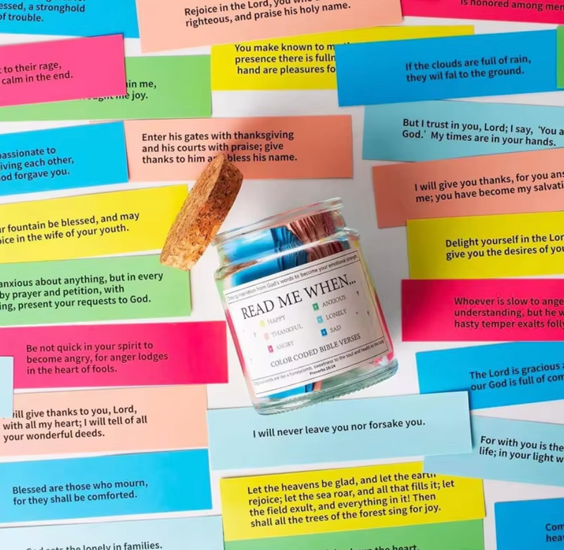 Bible verse jar